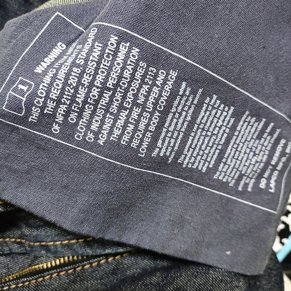 Lapco Mens Flame Resistant Jeans FR Jeans Size 36x32 Cat2 Straight Modern Fit - Picture 10 of 11